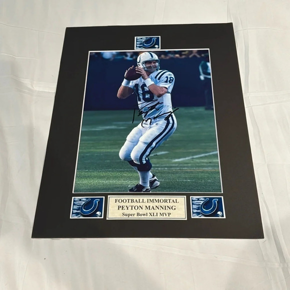 Peyton Manning Hall of Fame legend signed photo colts - Picture 1 of 1